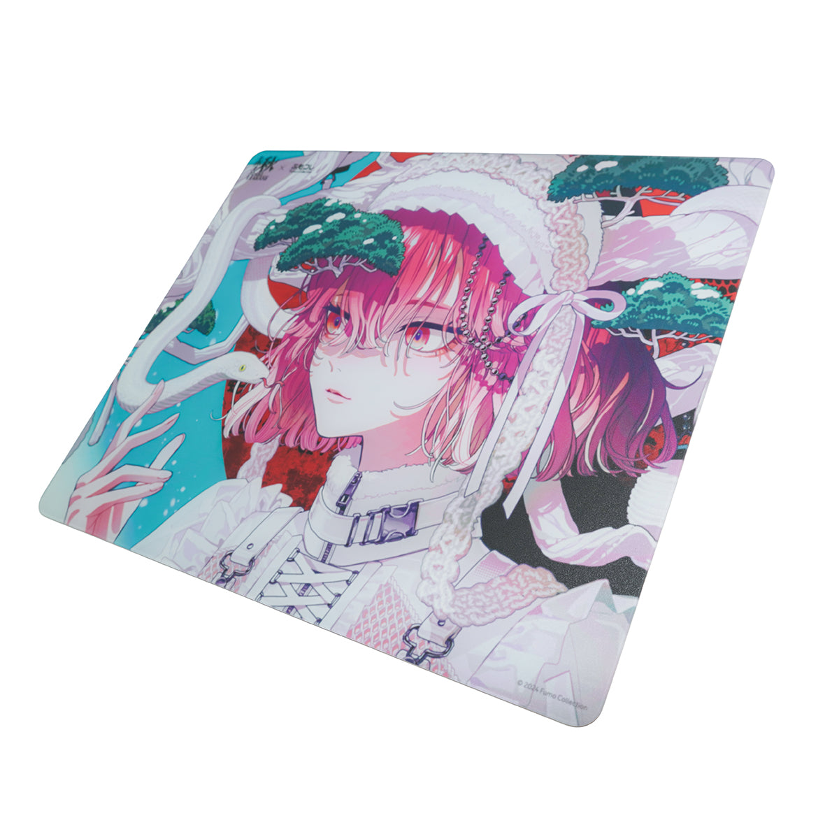 ふもコレSEASONS × 秋赤音 Dream Gamer 雷 ガラスマウスパッド 冬【他商品との同梱不可】