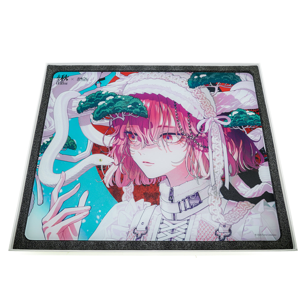 ふもコレSEASONS × 秋赤音 Dream Gamer 雷 ガラスマウスパッド 冬【他商品との同梱不可】