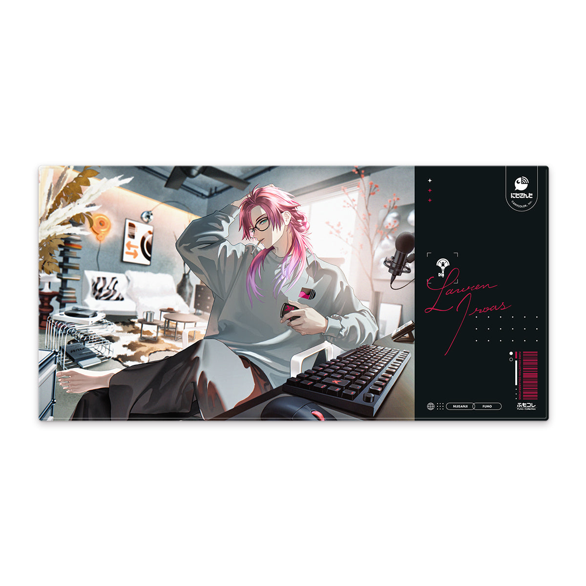 にじさんじ × ふもコレ ゲーミングマウスパッド ローレン・イロアス 2XL (Odin Gaming)