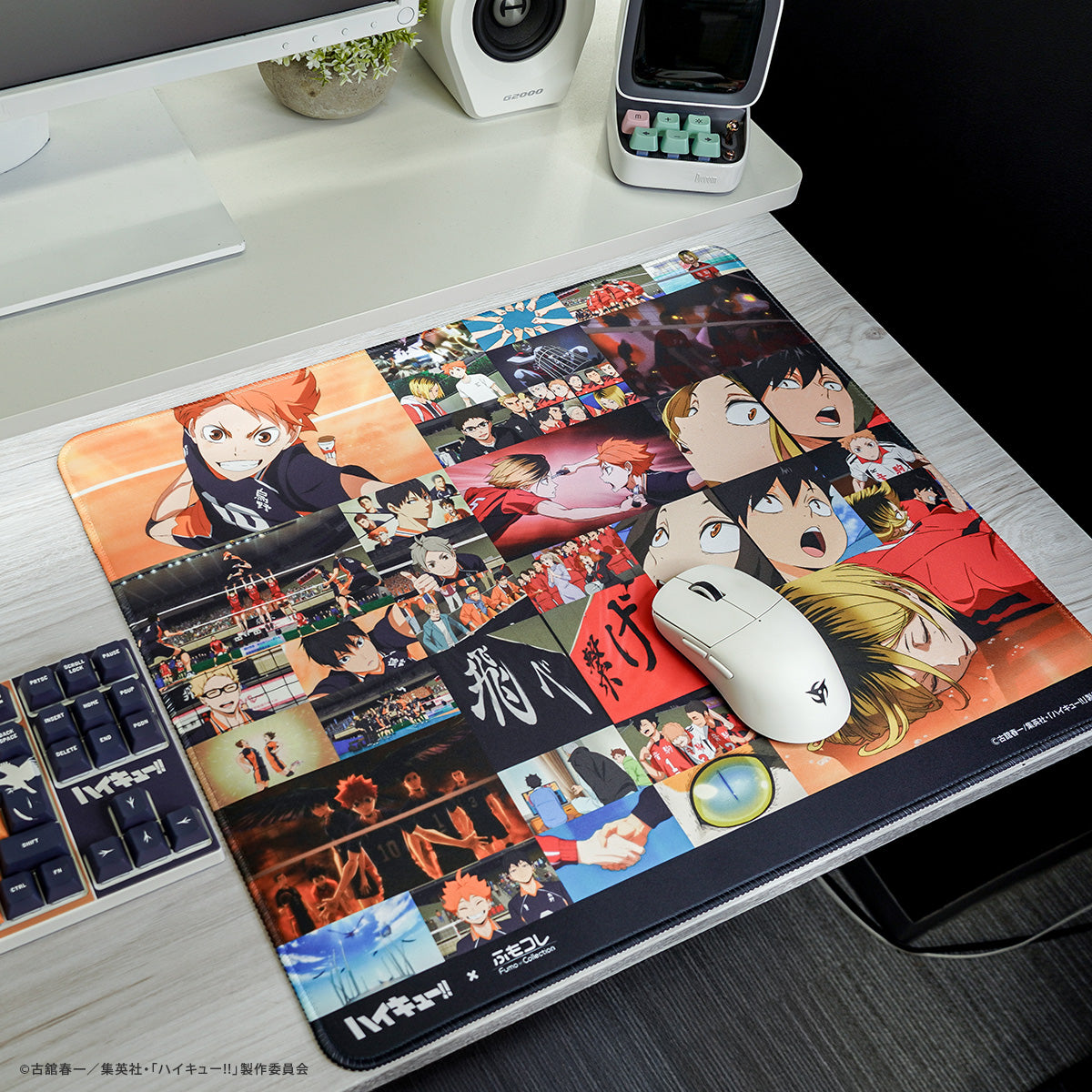 ハイキュー!! × ふもコレ ゲーミングマウスパッド XL 場面写モデル