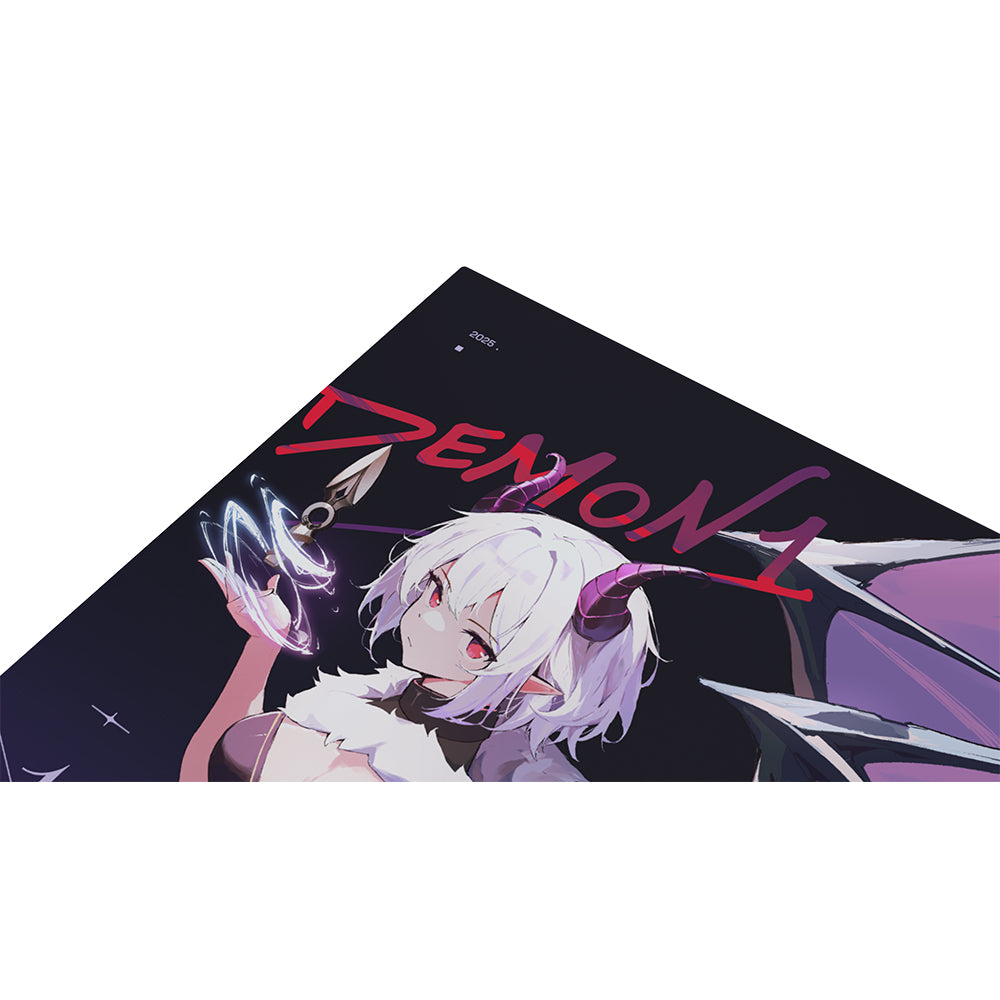 Yuki Aim(ユキエイム) x Demon1 ガラスマウスパッド｜ふもコレ