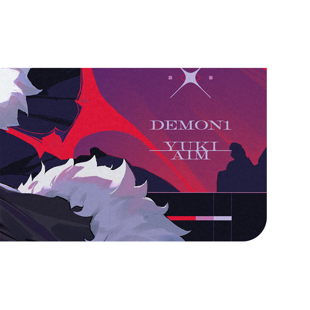 【2025年9月中旬～下旬頃発送予定】Yuki Aim x Demon1 Cloth mousepad【他商品との同梱不可】